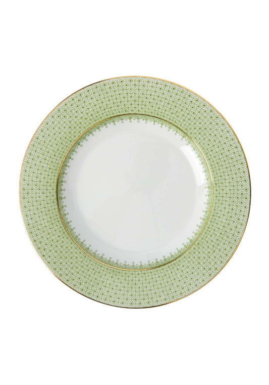 Green Apple Lace Dinner Plates - Set of 4