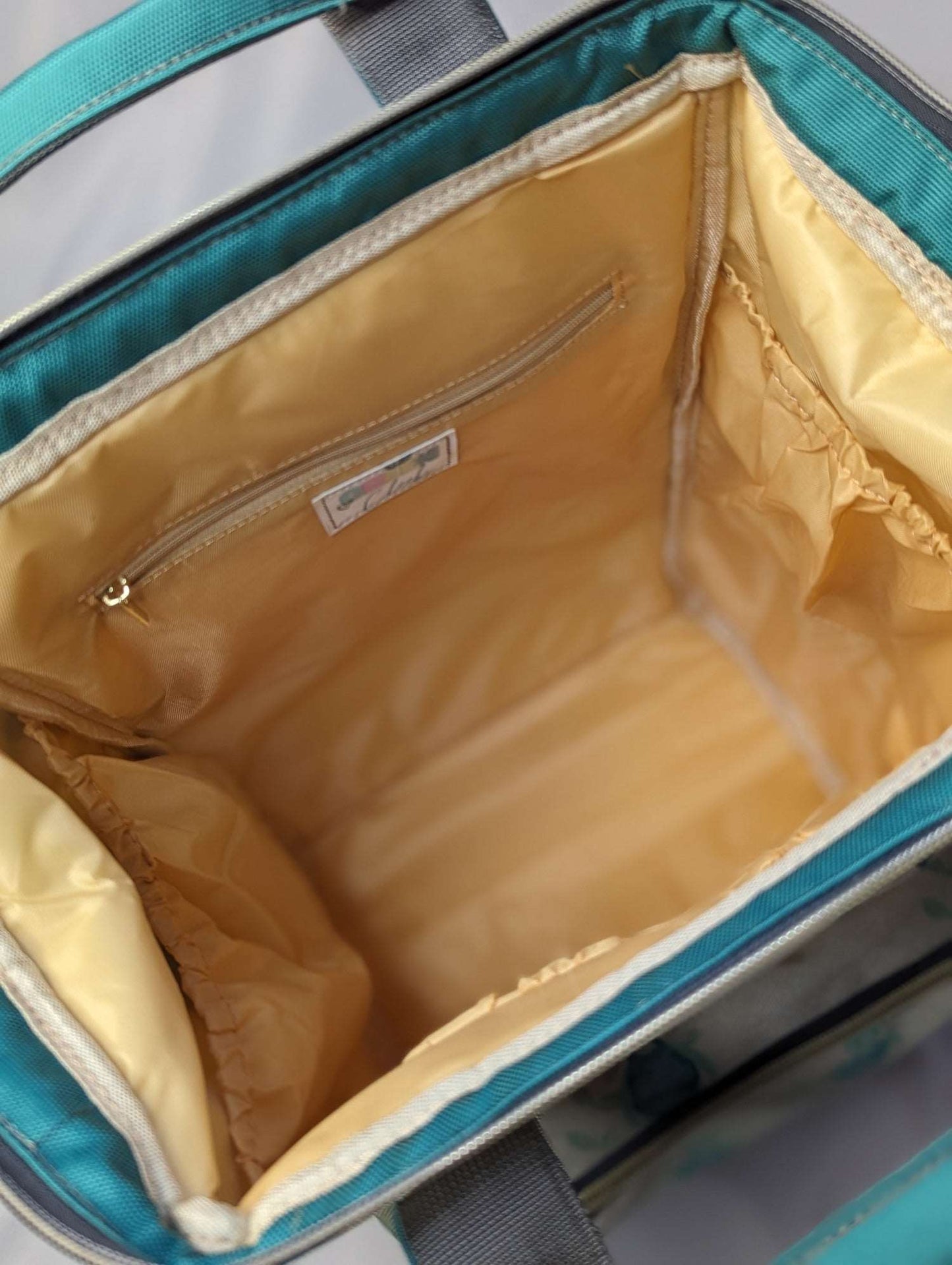 Green Baby Changing Backpack Bag - Turtle Recall