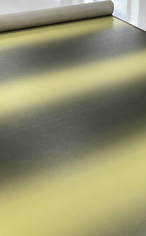 Green Black Faux Leather Leatherette Stretch Fabric