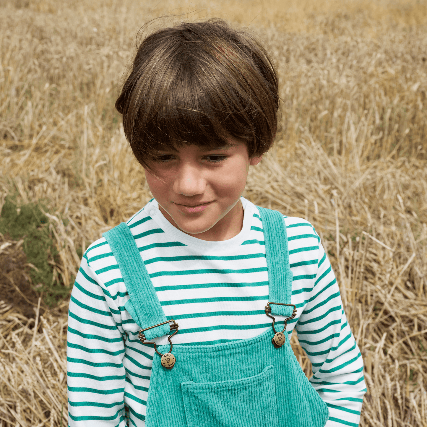 Green Breton Stripe Top
