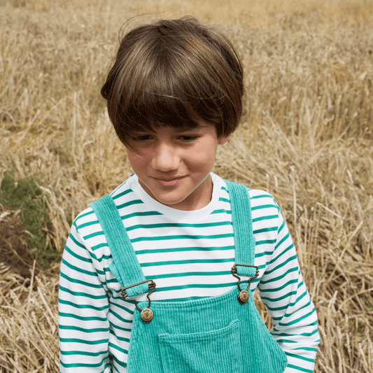 Green Breton Stripe Top