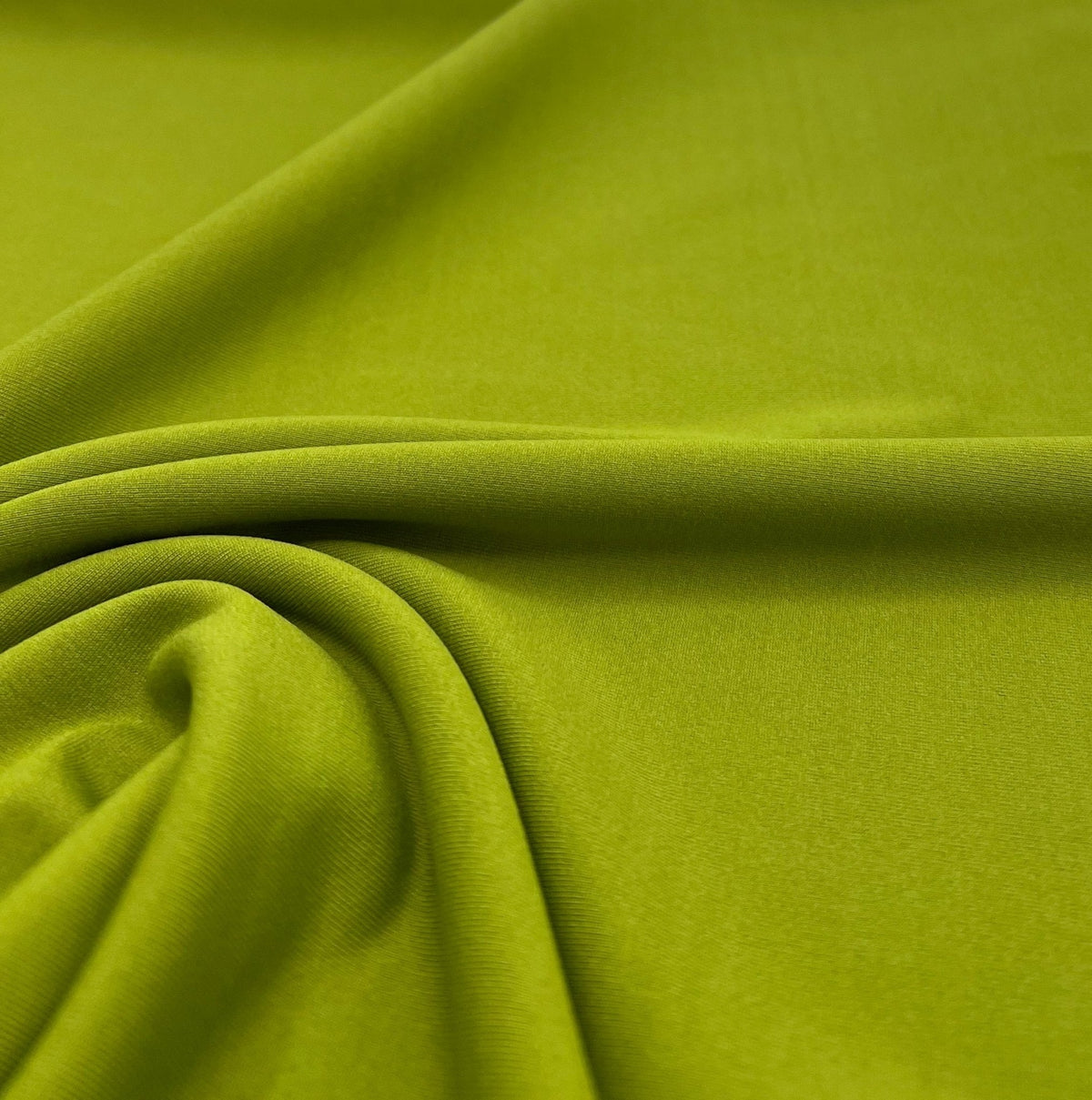 Green Stretch Jersey 220GSM 4 Way Stretch Fabric