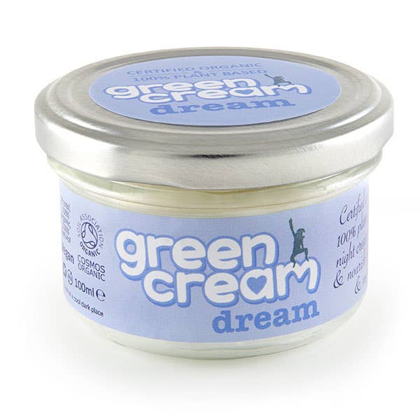 Green Cream Dream COSMOS Organic Night Cream for Face & Neck