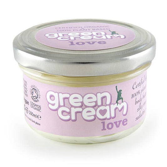 Green Cream Love COSMOS Organic Scented Body Butter