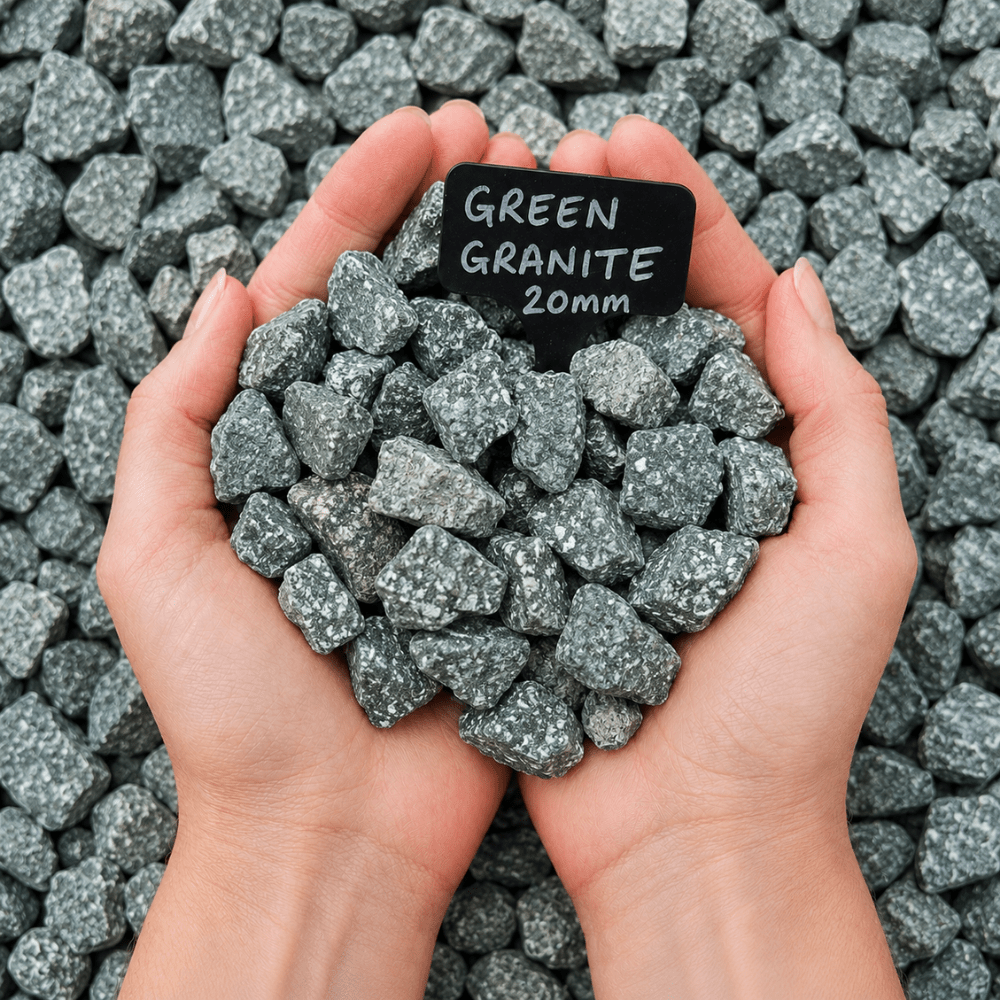 Green Granite Gravel Chippings
