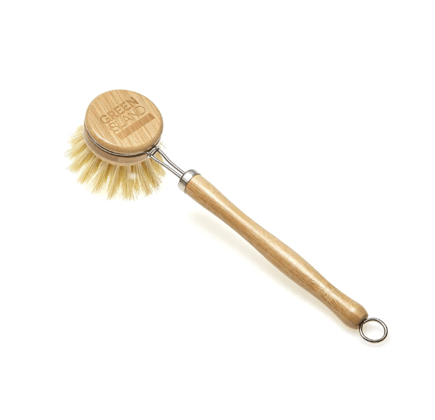 Green Island Plastic Free Scrubbing Brush For Dishes, Eco Friendly Vegan Scrubber
