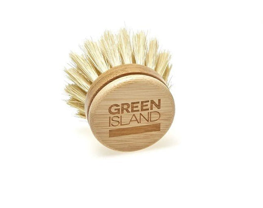 Green Island Replaceable Dish Washer, Plastic Free Eco Friendly Kitchen Brush