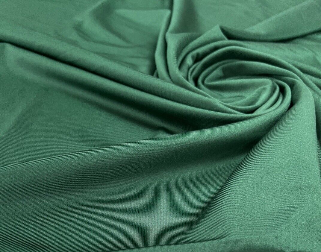 Green Swimwear / Sportswear 4 Way Stretch Fabric
