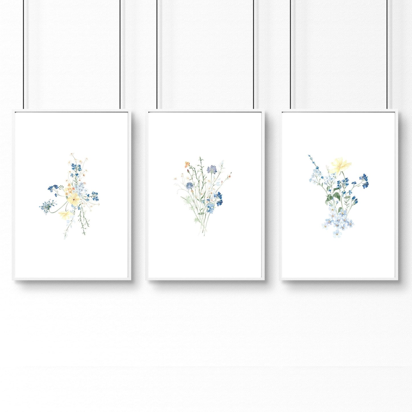 Greenery Prints | Set of 3 wall art prints