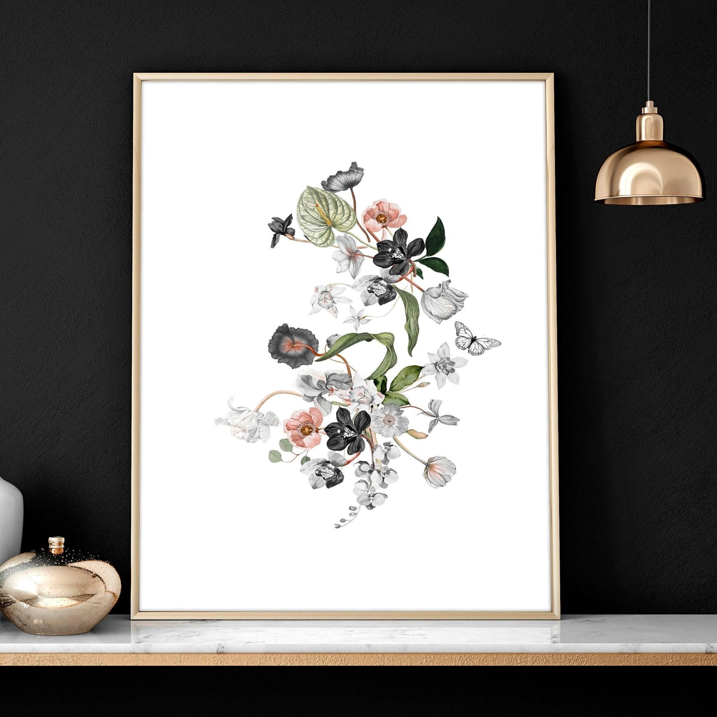 Greenery wall art | set of 3 wall art prints