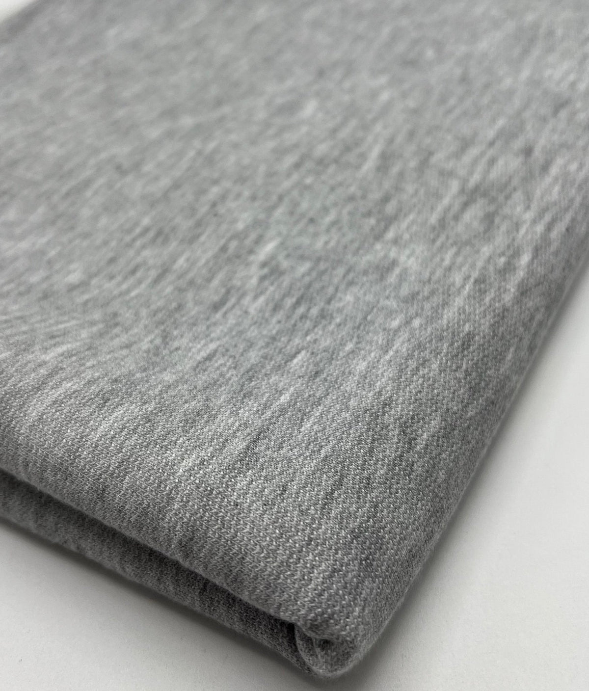 Grey 235GSM Poly French Terry Loopback Fabric