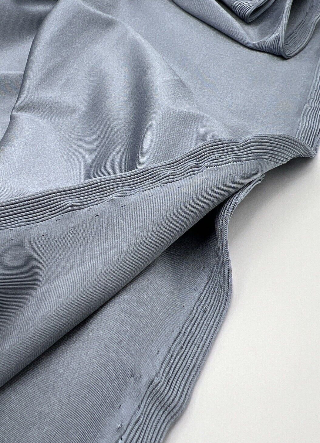 Grey Blue Tint Swimwear / Sportswear 4 Way Stretch Fabric