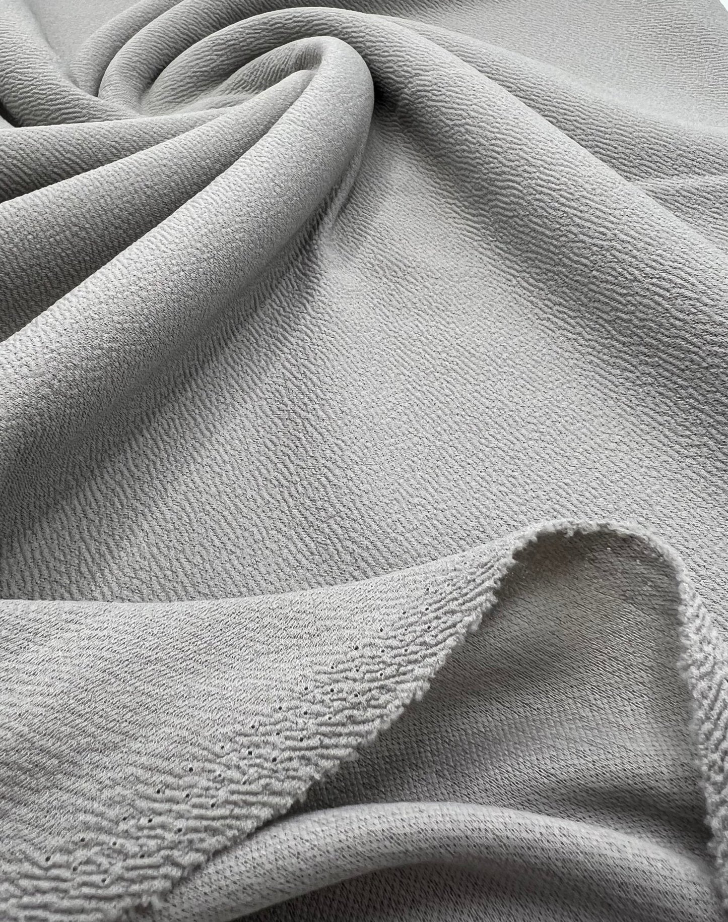 Plain Grey Liverpool bullet Stretch Fabric