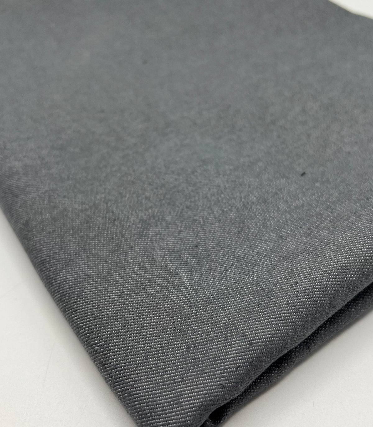 Grey Plain Washed Stretch Denim 280GSM