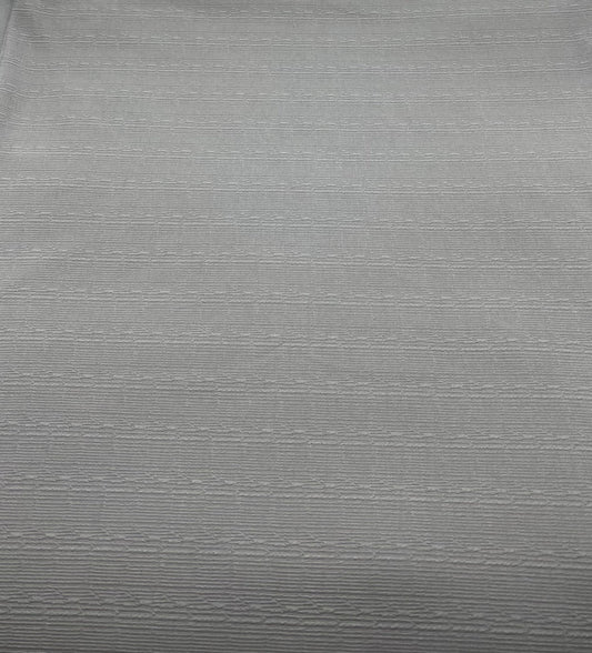 Grey Soft Striped Textured Stretch Fabric