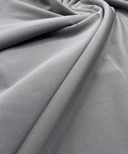 Grey Swimwear / Sportswear 4 Way Stretch Fabric