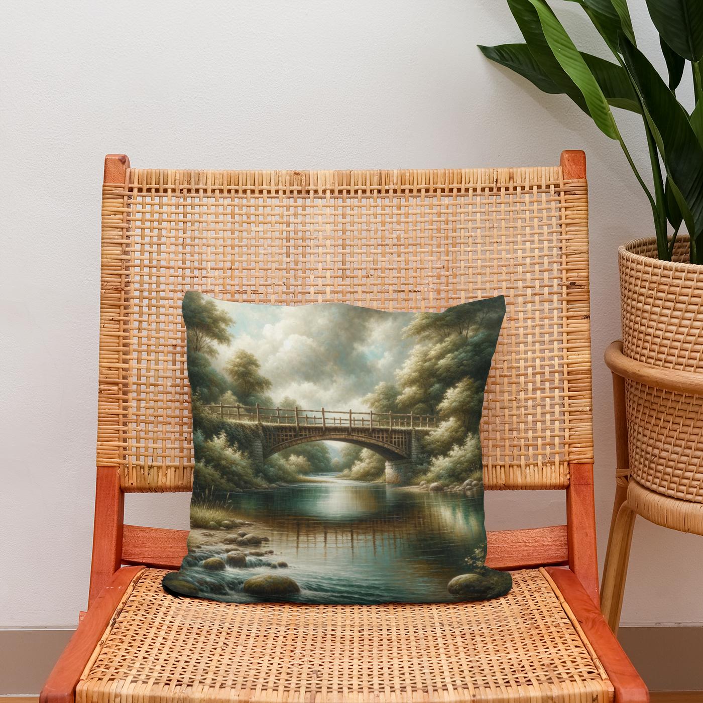 Nostalgic Echoes Cotton Cushion