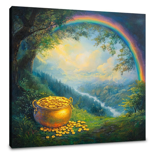 Golden Pot of Dreams Canvas