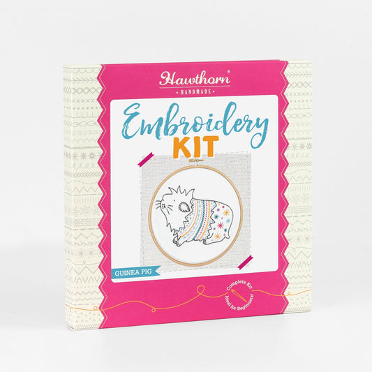 Guinea Pig Embroidery Kit