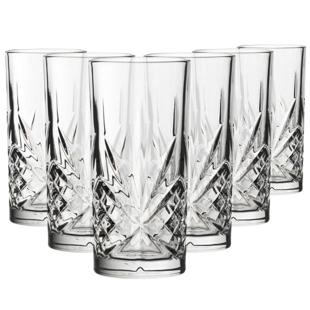 Symphony Long Drink Glasses - 300ml - Set of 6
