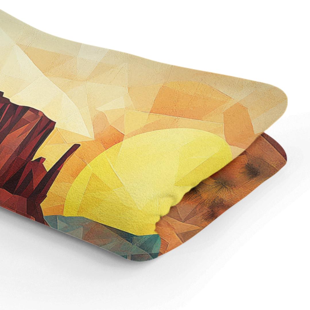 Geometric Wild West Blanket