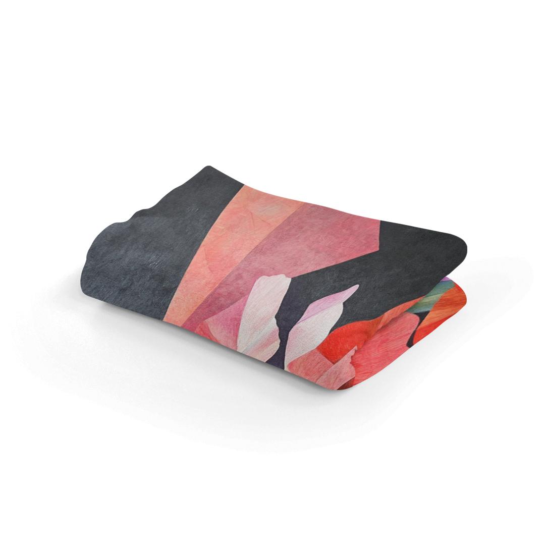 Gladiolus Geometry Blanket