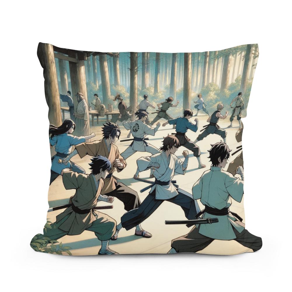 Forest Dojo Chronicles Cotton Cushion
