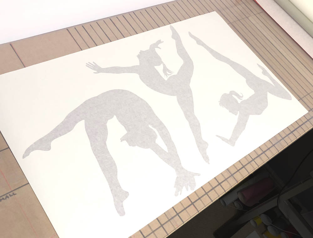 Gymnast Wall Stickers – Elegant Gymnastics Wall Decor for Bedroom