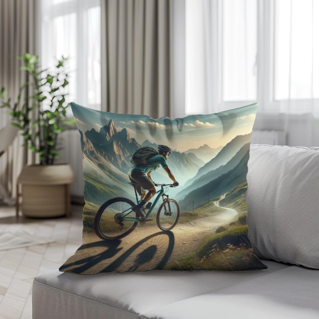 Mountain Trail Cotton Cushion