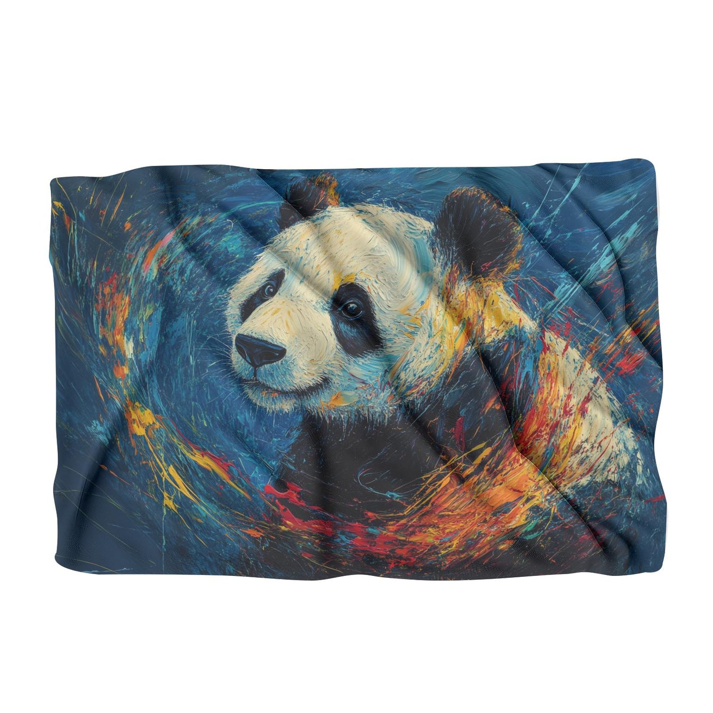 Vivid Panda Blanket