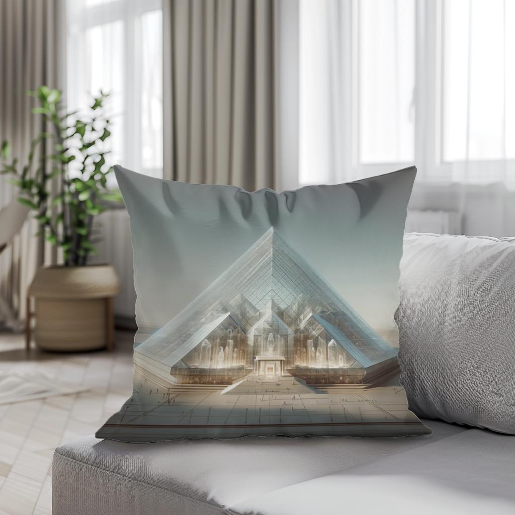 Future Pyramid Cotton Cushion
