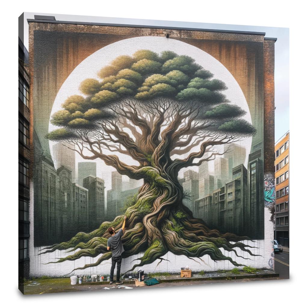 Graffiti Harmony Canvas