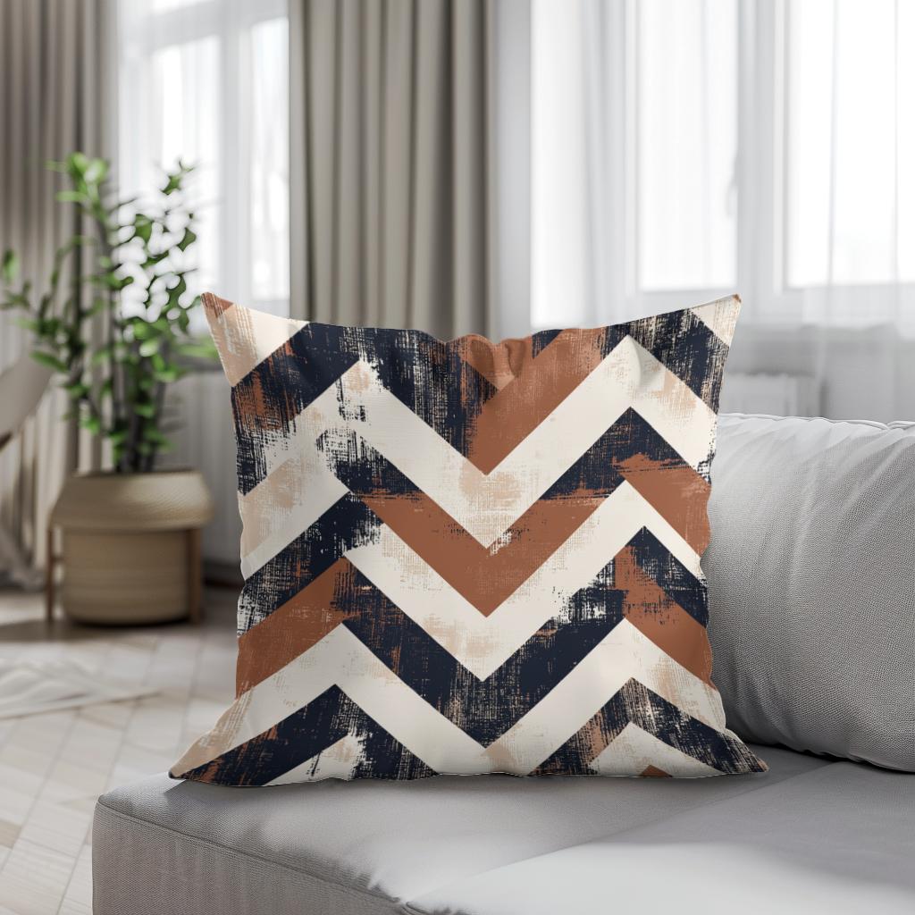 Tribal Zigzag Cotton Cushion