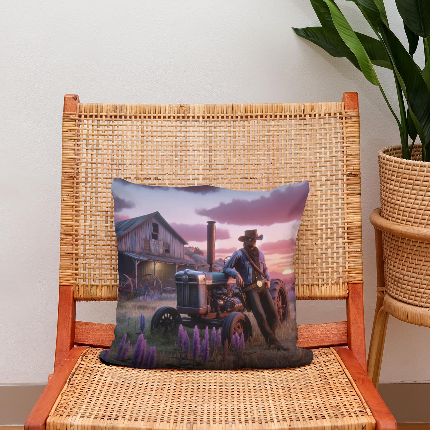 Serenity Echoes Cotton Cushion