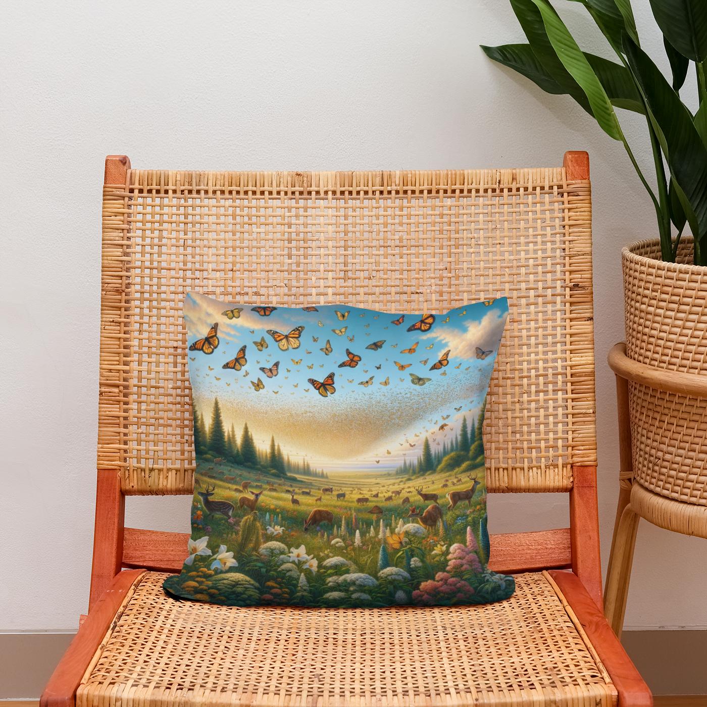 Eternal Bloom Cotton Cushion