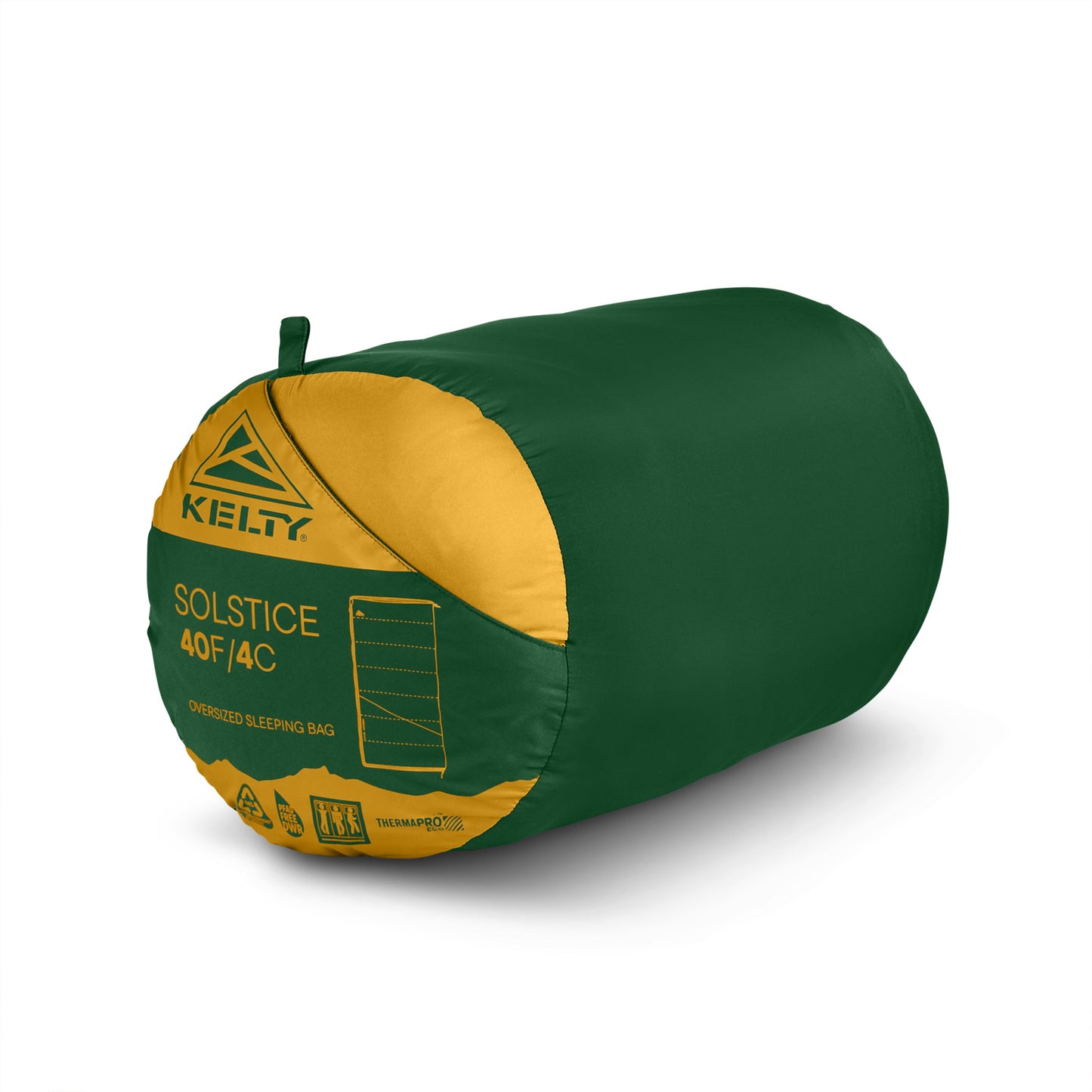 Kelty Solstice 40°F (4°C) Synthetic Sleeping Bag - One Size - Black Forest
