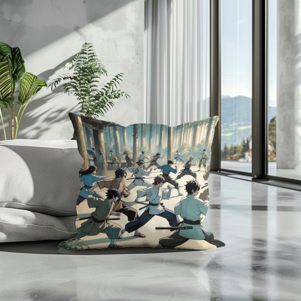 Forest Dojo Chronicles Cotton Cushion