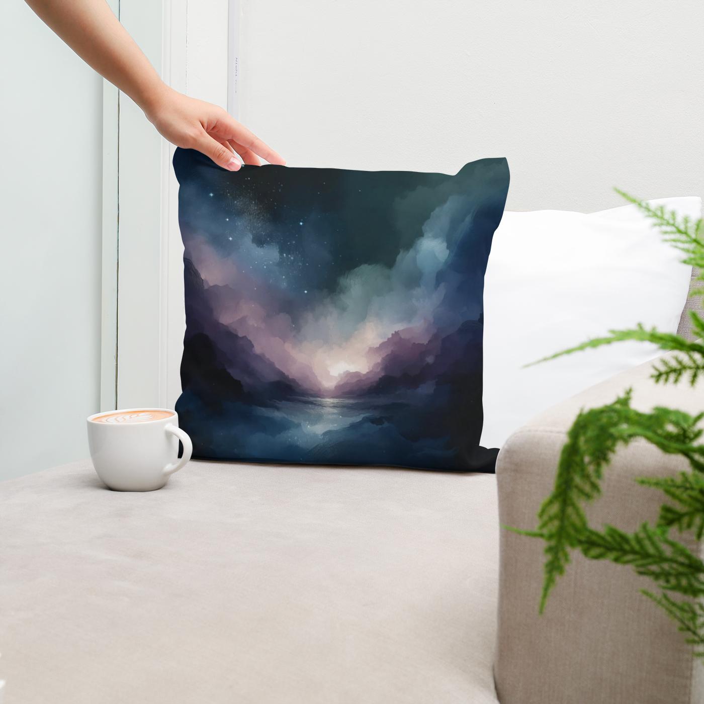 Nocturnal Serenity Cotton Cushion