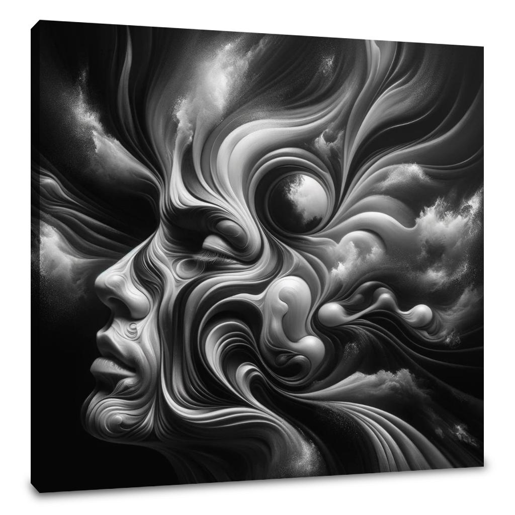 Depths of the Human Psyche Canvas