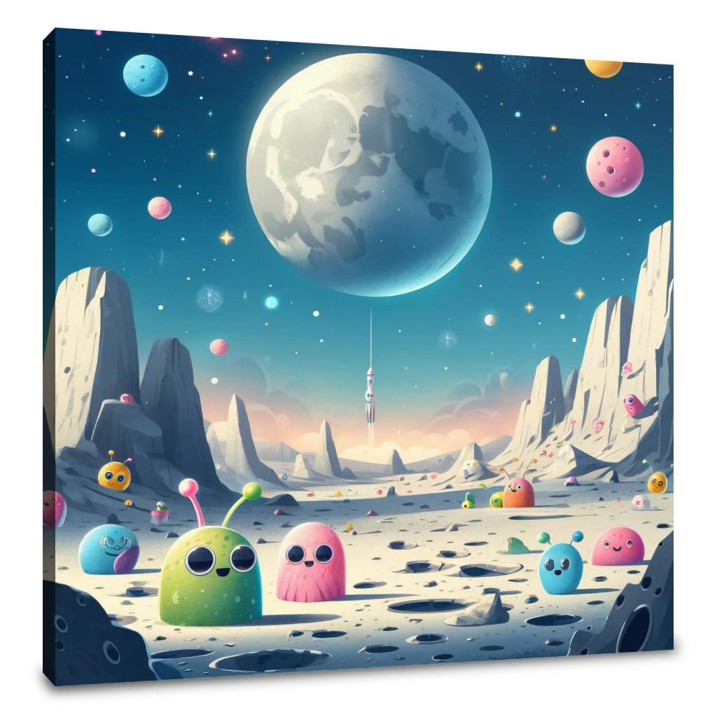 Lunar Playground Canvas