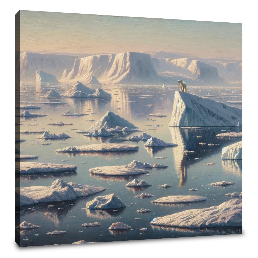Arctic Elegance Canvas