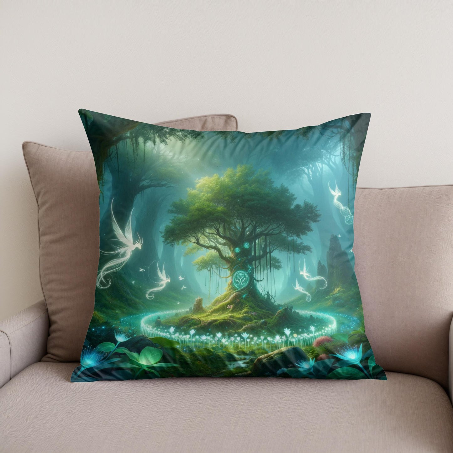 Enchanted Forest Cotton Cushion