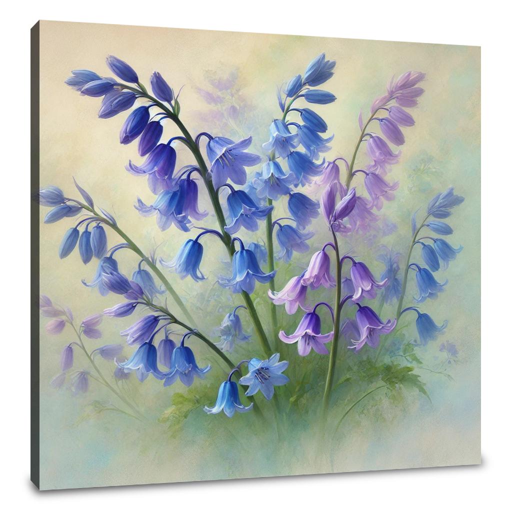 Whispering Bluebells Canvas
