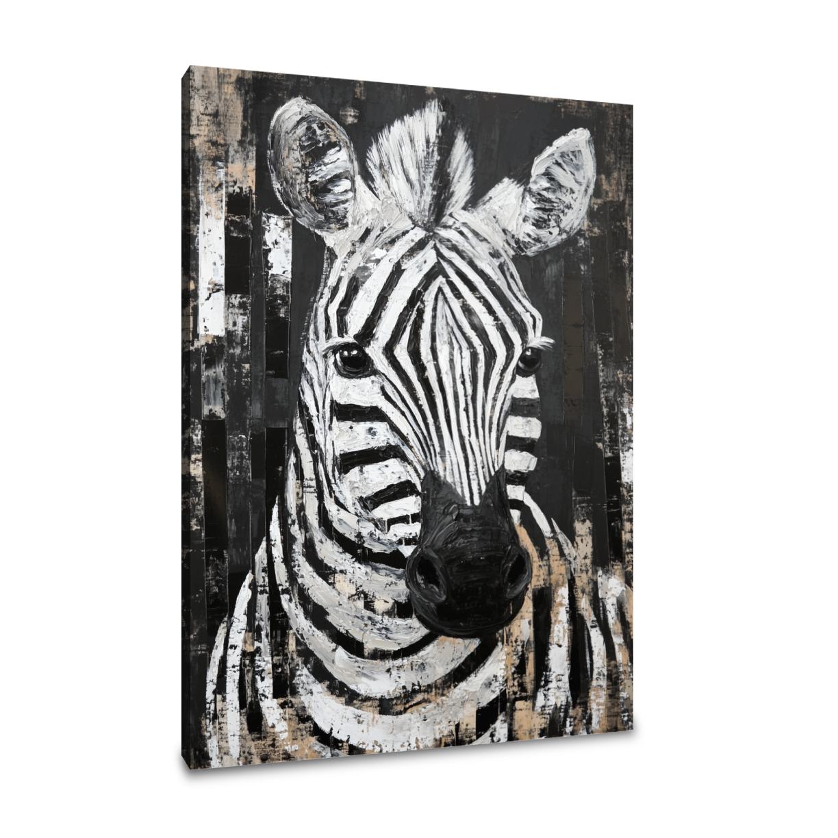 Zebra Geometry Canvas