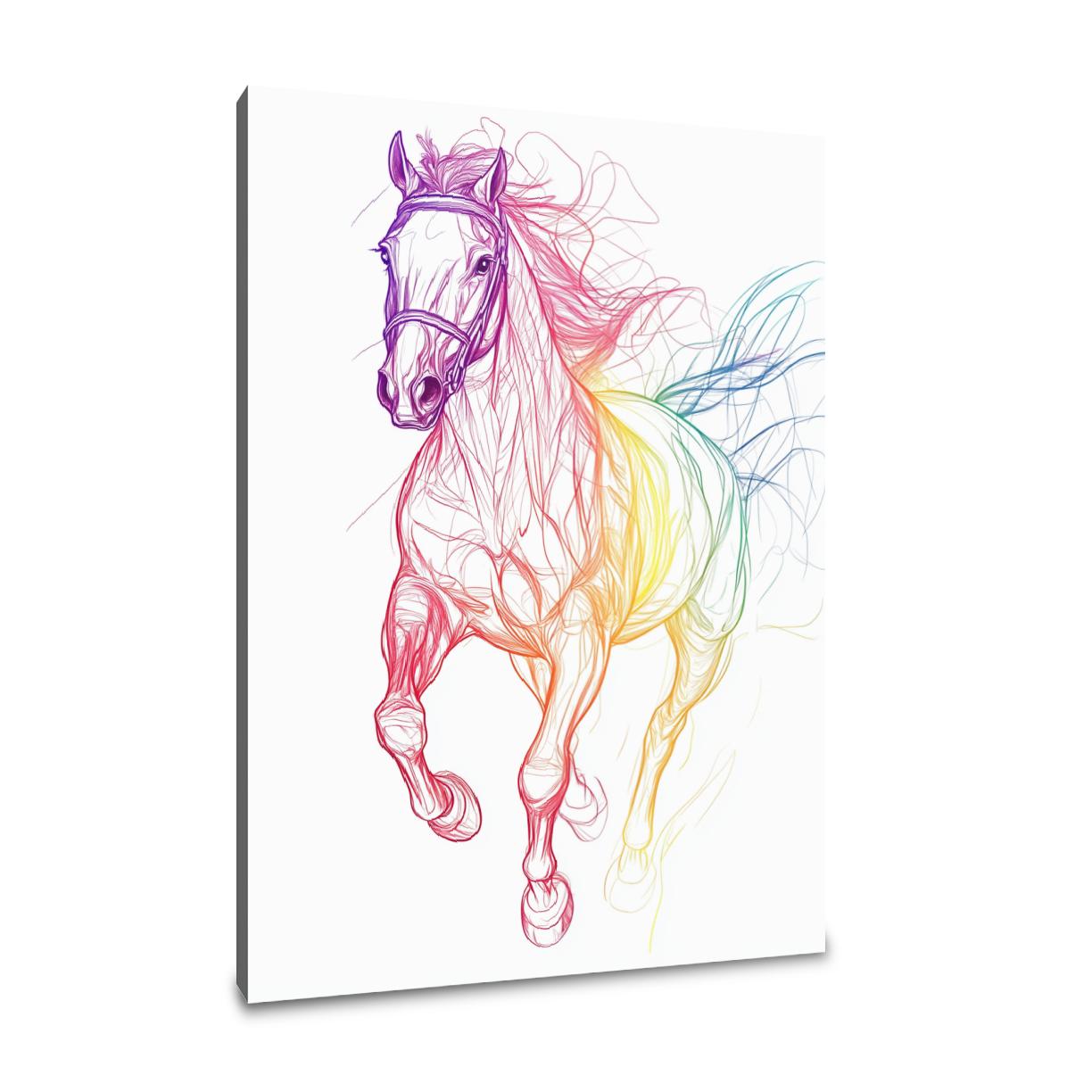 Galloping Horse Canvas