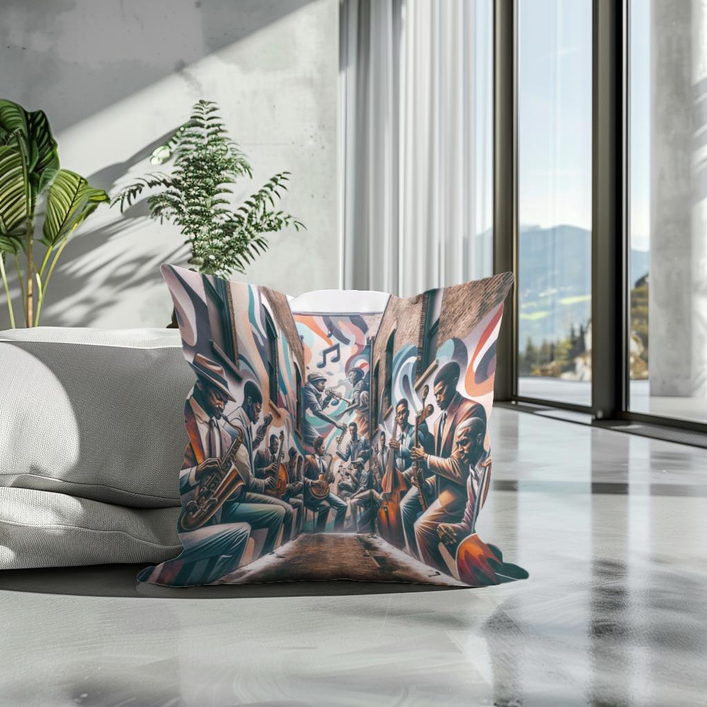 Melodic Alley Cotton Cushion