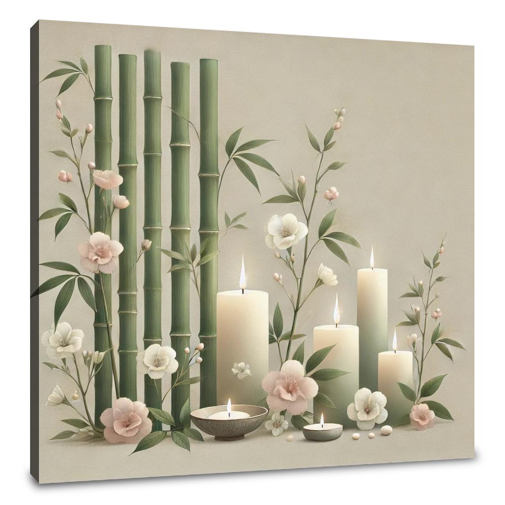 Tranquil Bamboo Serenity Canvas