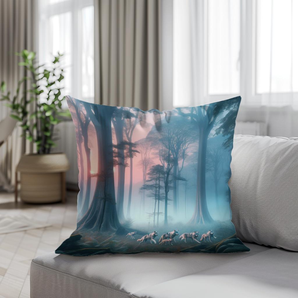 Whispering Meadows Cotton Cushion