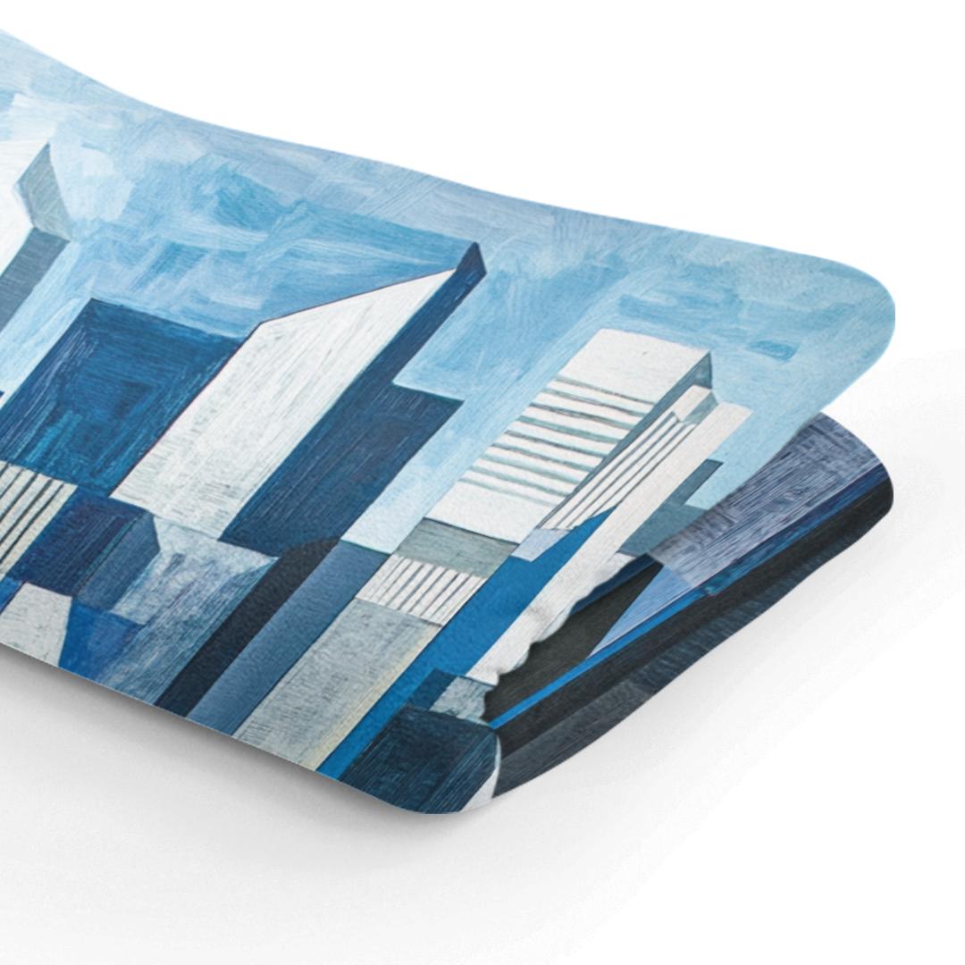 Cubist Cityscape Blanket