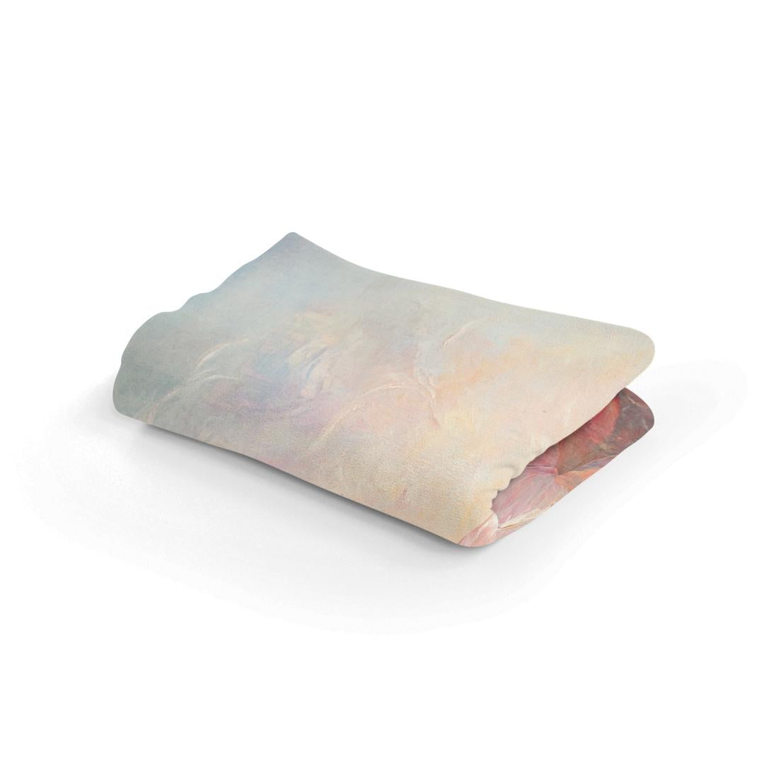 Ethereal Lotus Serenity Blanket